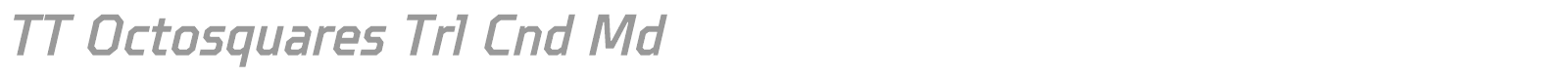 TT Octosquares font preview